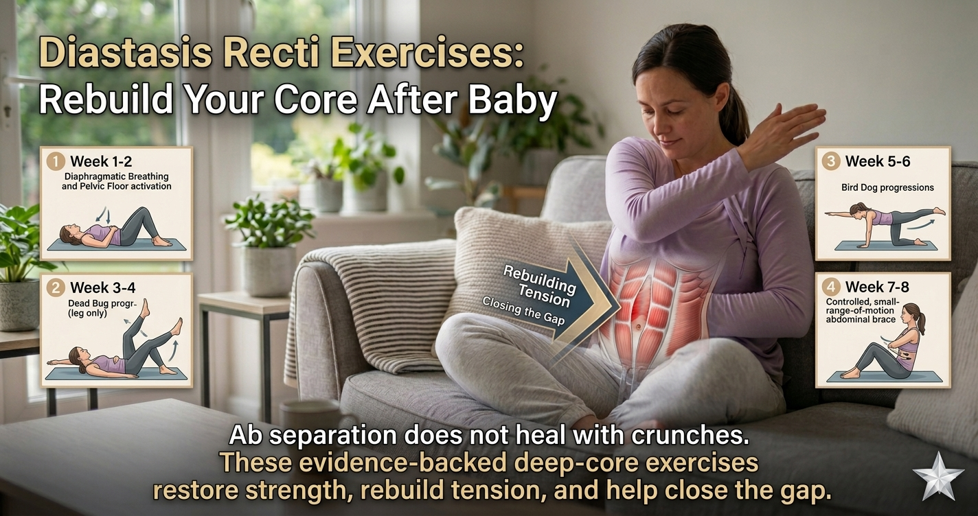 Diastasis Recti Exercises: Rebuild Your Core After Baby