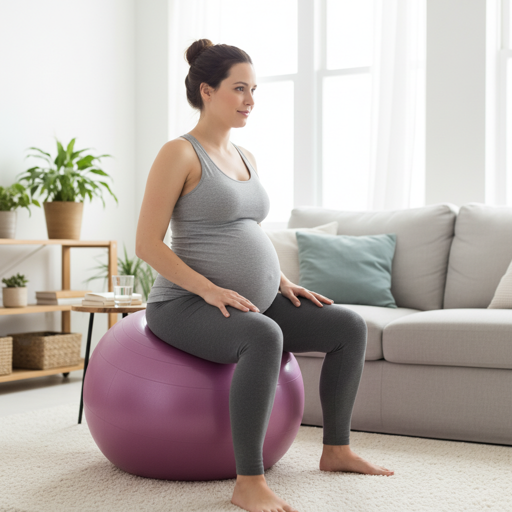 7 Doctor-Approved Birth Ball Exercises for Easier Labor
